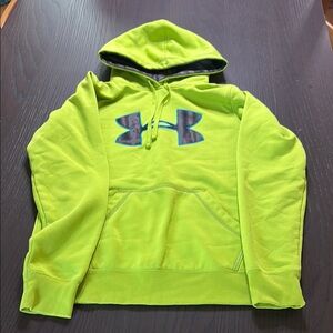 Under Armour Men’s Small Neon Green Hoodie